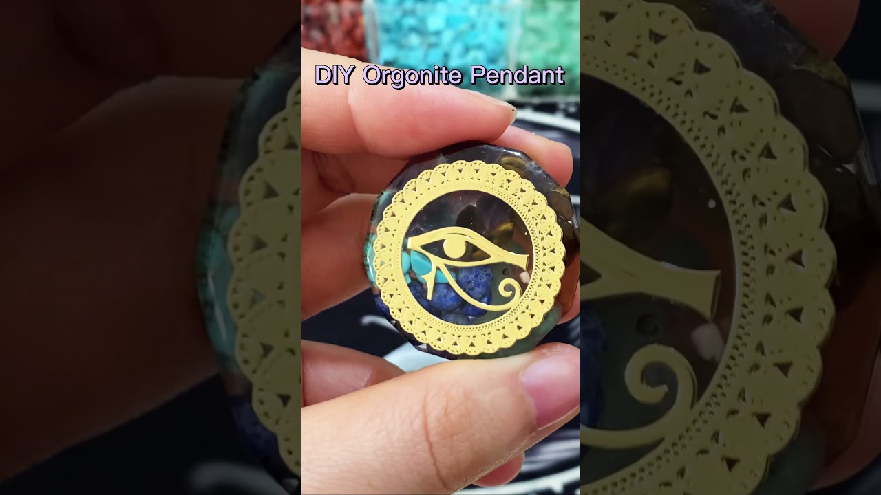 Make Orgonite Pendant #DIY #ChakraOrgonite #Chakra #Orgonite