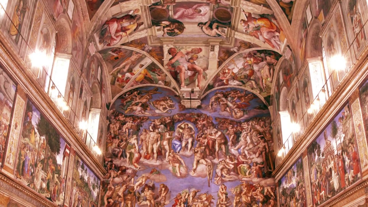 Ave Maria by Alessandro Moreschi but you are inside the Sistine Chapel