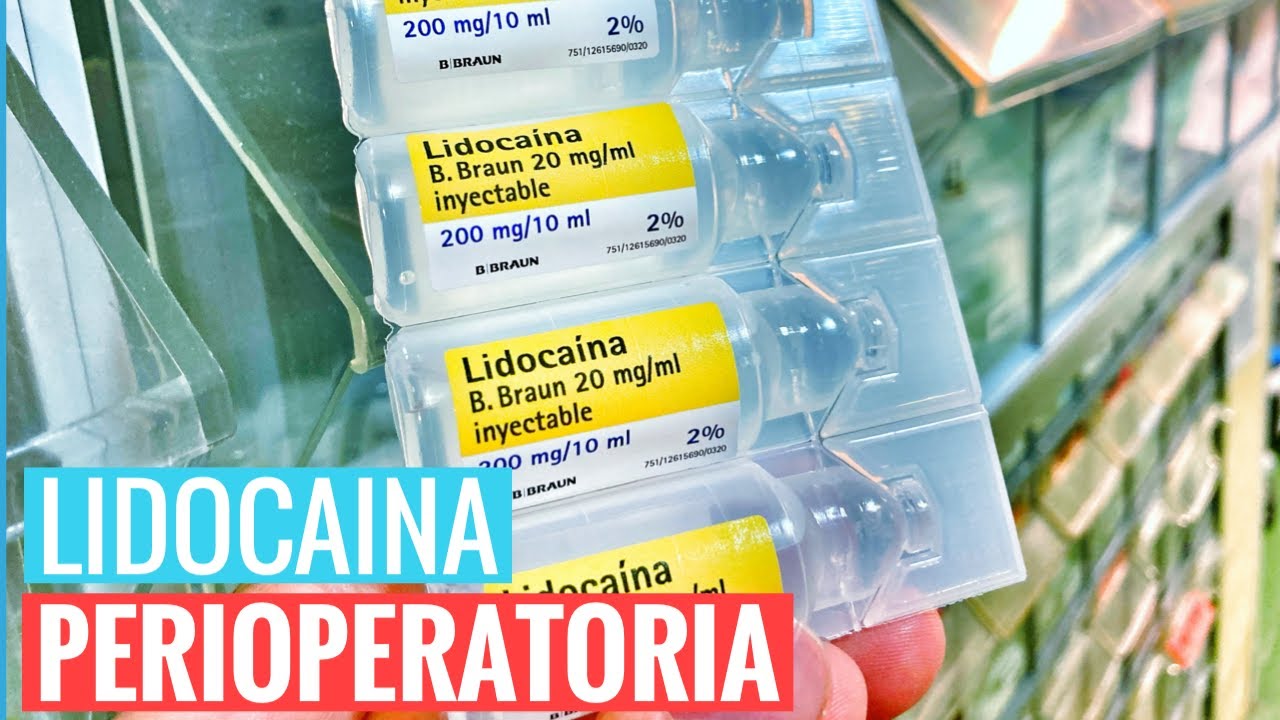 LIDOCAÍNA EN ANESTESIA, TUTORIAL