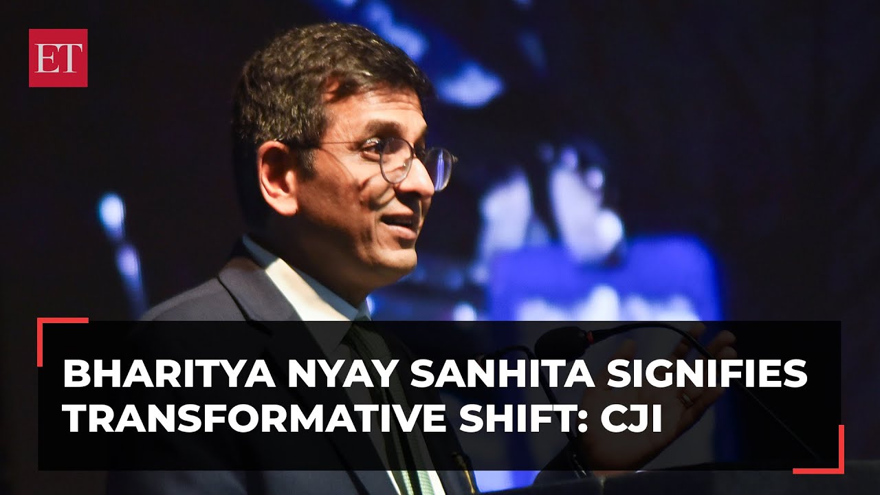 Bharitya Nyay Sanhita signifies a transformative shift in India's legal framework: CJI Chandrachud