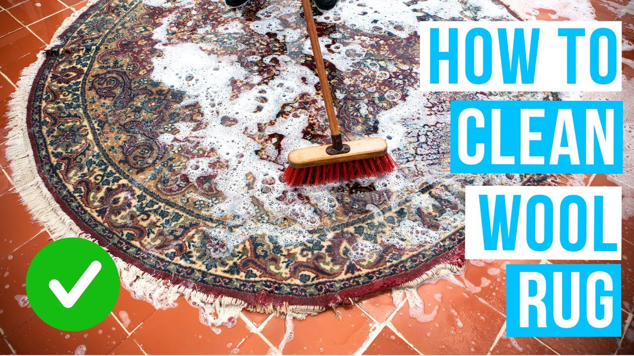 How to CLEAN A WOOL RUG without Ruining it!