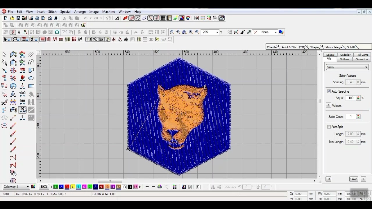 Logo Bordir #bordirmodern #EmbrpideryMachine#embroideryprogam 