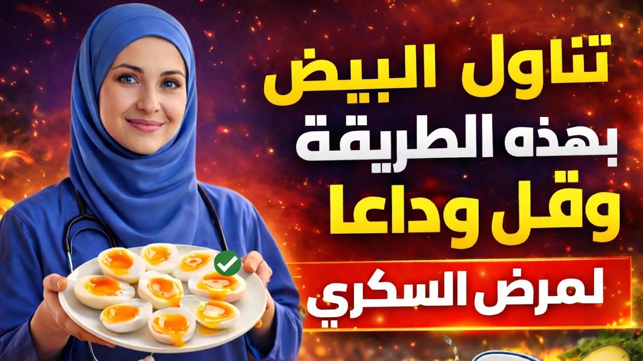 للتحكم في مستوى السكر في الدم: كُلّ البيض بهذه الطريقة الصحيحة / نصائح لمرضى السكري