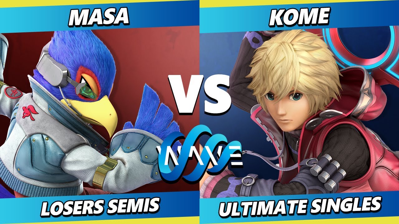 Wave 4 Losers Semis - MASA (Falco) Vs. Kome (Shulk) Smash Ultimate - SSBU