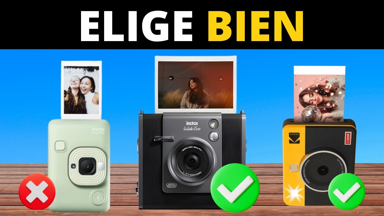 ✅ ¿Qué Cámara Instantánea comprar en 2026? TOP 5 Calidad Precio