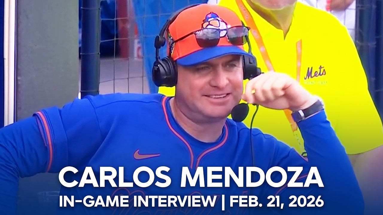 Carlos Mendoza Joins SNY Broadcast | February 21, 2026