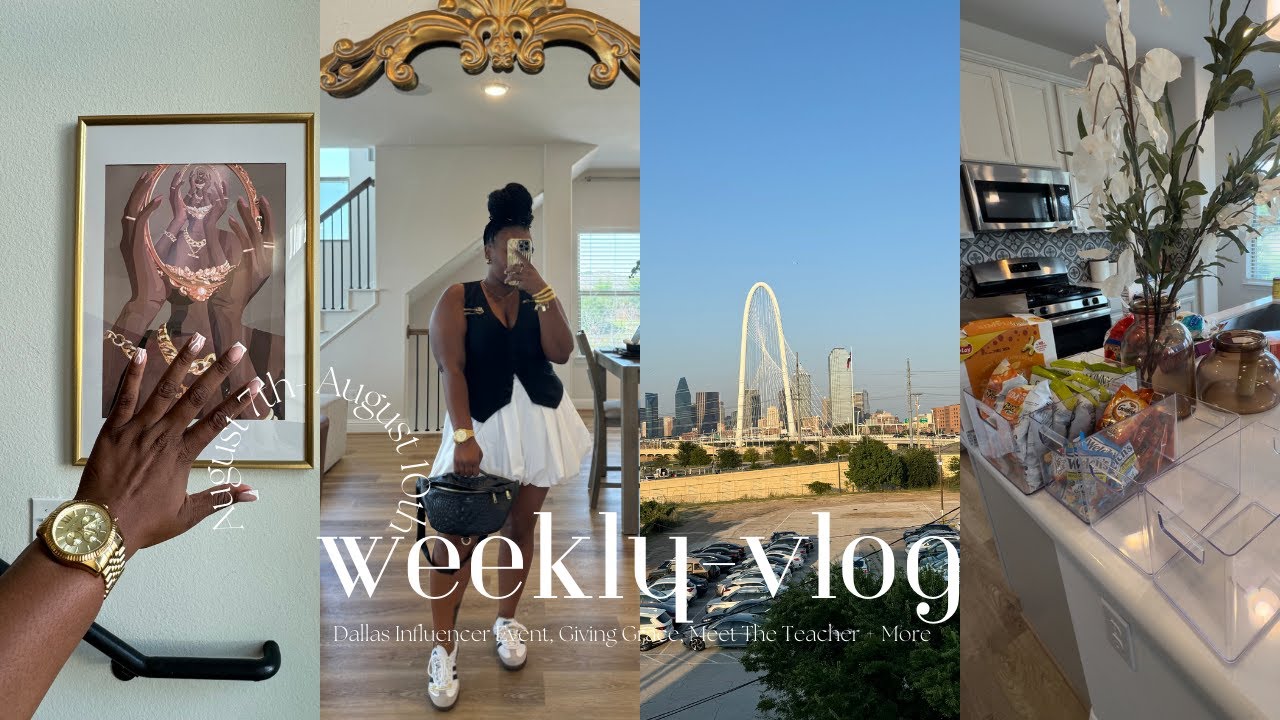 Vlog | Dallas Blogger Event, Back To School Prep, We Hit 7K 🎉, I Broke My Camera AGAIN+ More