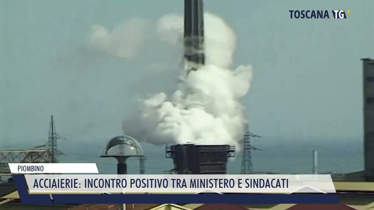 2023-12-21 PIOMBINO - ACCIAIERIE, INCONTRO POSITIVO TRA MINISTERO E SINDACATI