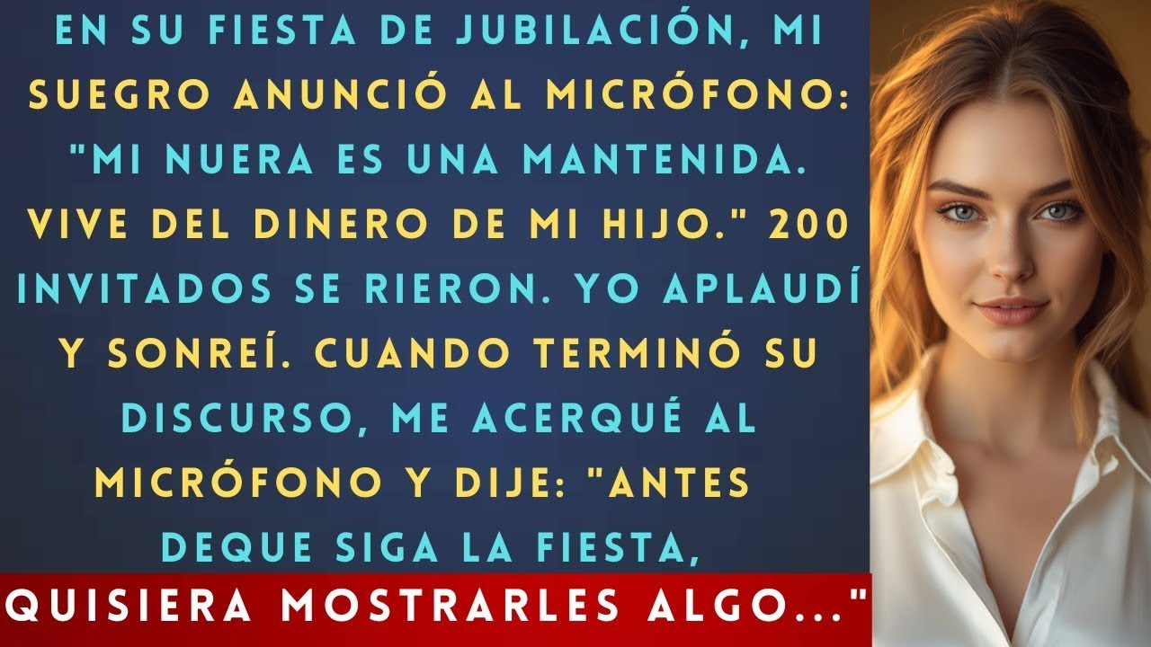 Mi Suegro Me Llamó  Mantenida  En Su Fiesta De Jubilación — Pero No Sabía De Mi Cuenta Bancaria