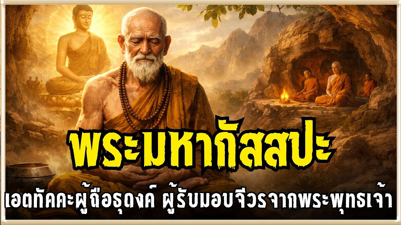 ประวัติพระมหากัสสปะ  พระสาวกองค์เดียวที่ได้รับจีวรจากพระพุทธเจ้า l #ตนเล่าธรรม