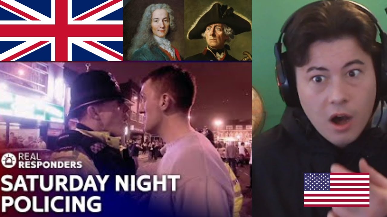 American Reacts Policing On A Busy Party Night In England | Crimefighters | Real Responders