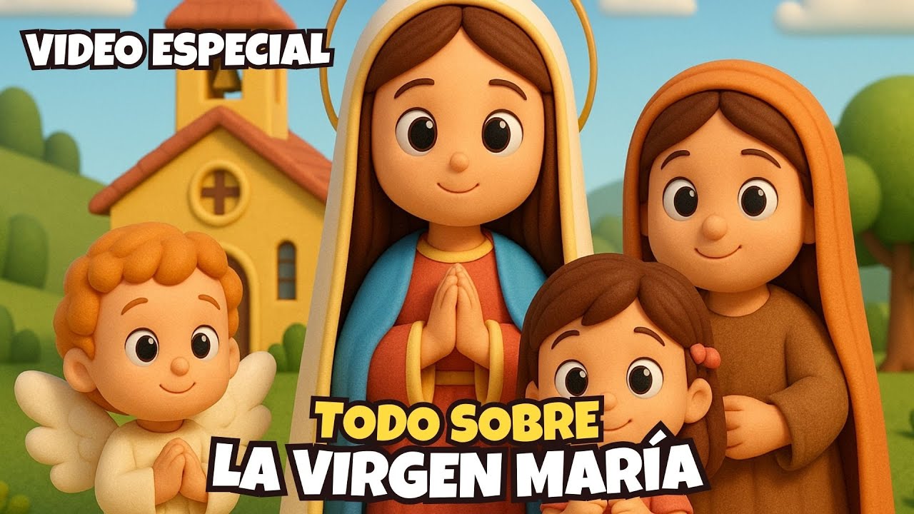 ¡TODO sobre la VIRGEN MARÍA! 🌷 para NIÑOS 👦👧 | PequeFe