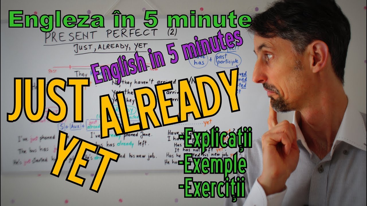 Lectii Gramatica Engleza- JUST, ALREADY, YET (+Present Perfect) - English Grammar Lessons