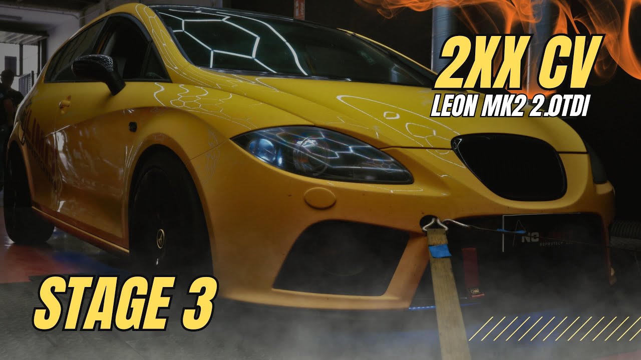 SEAT LEON MK2 2.0 TDI Stage 3 (230CV y +504NM)