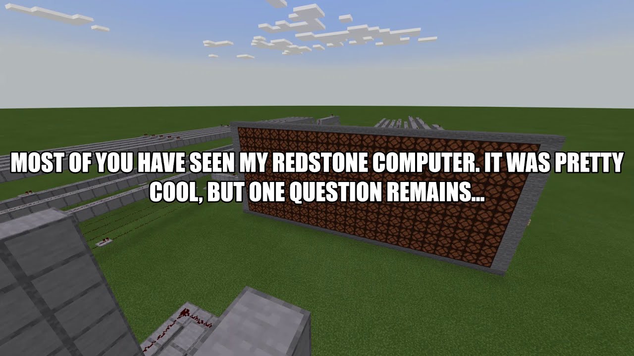 Can it run DOOM? Redstone Computer.
