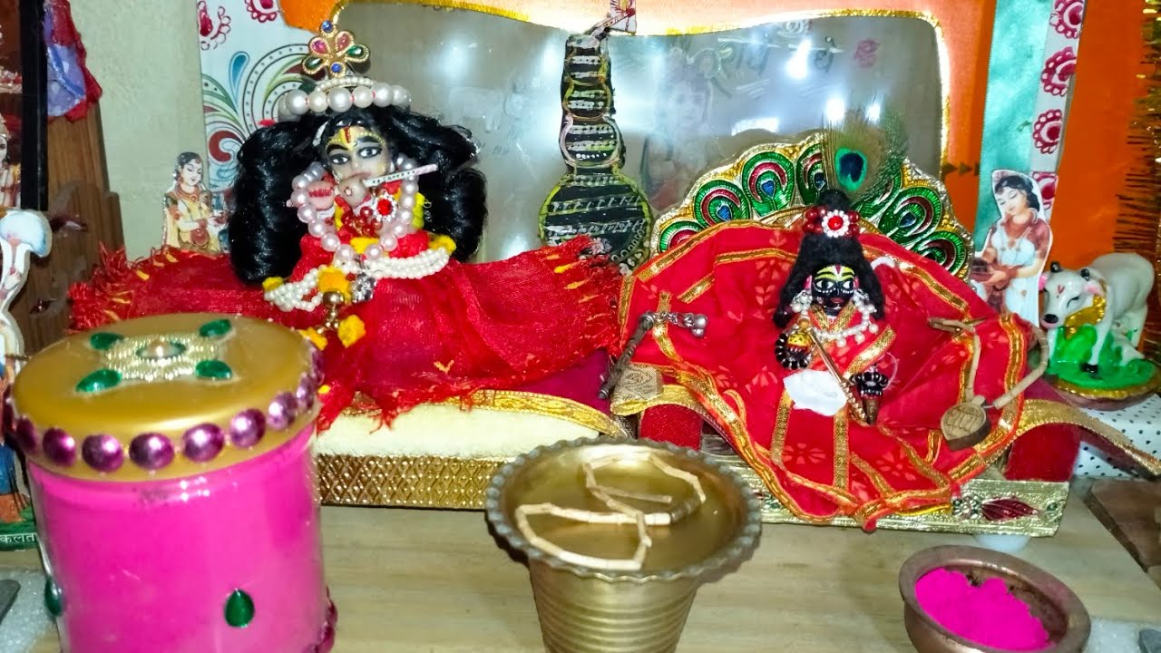 holi laddu gopal ke sath ♥️🌹♥️@JaliGeru 