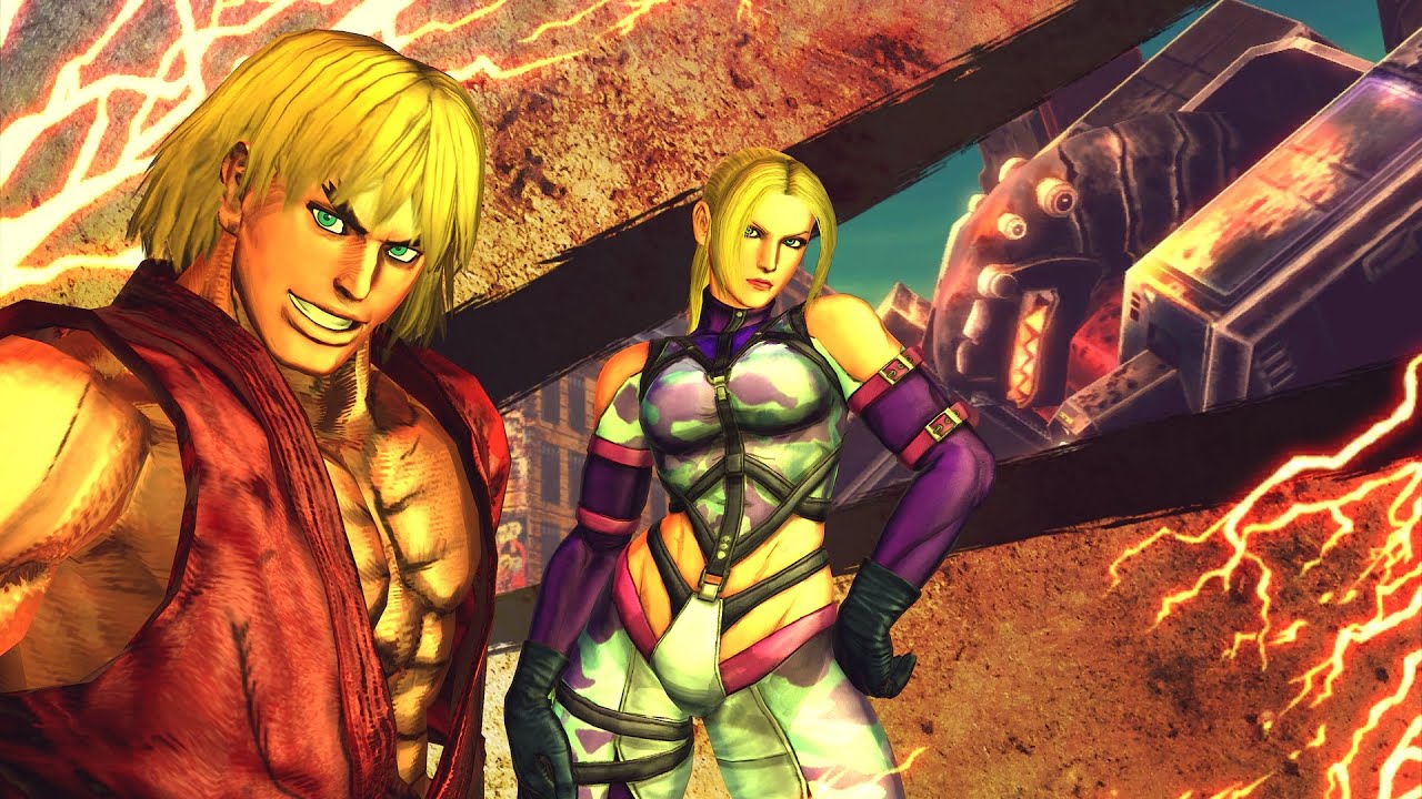 Street Fighter X Tekken: Кен и Нина (Команда Блондинок-Воительниц!)