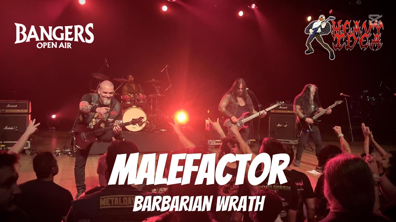 MALEFACTOR - BARBARIAN WRATH Live at BANGERS OPEN AIR 2025 | Heavy Idea Shows