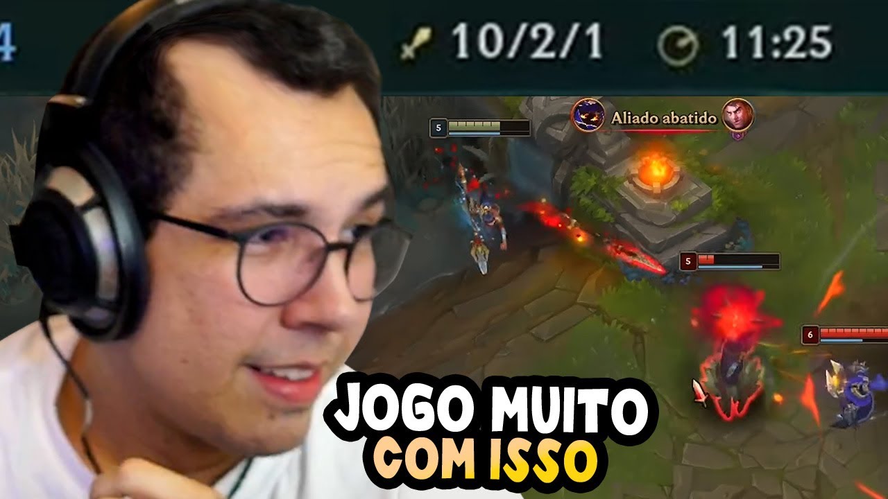 QUASE FULL BUILD AOS 10 MINUTOS DE GAME, ASSIM QUE JOGA DE NIDALEE