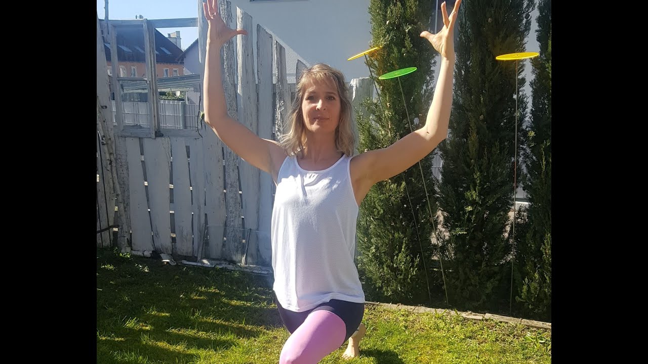 Power-Stunde mit Indian Balance® und funktionellen Übungen. Kraft-Ausdauertraining.Serie 4 Teil 1.