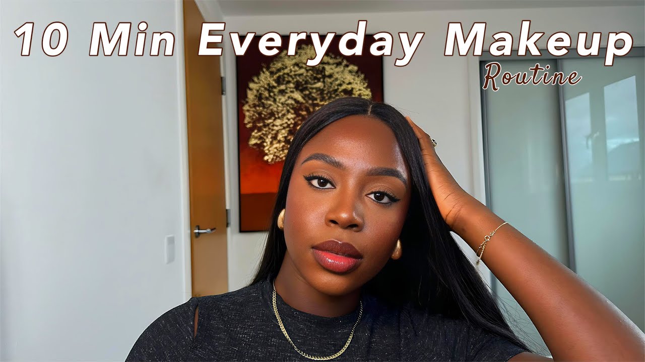 10 Min Everyday Full Coverage Makeup Routine I No False Lashes