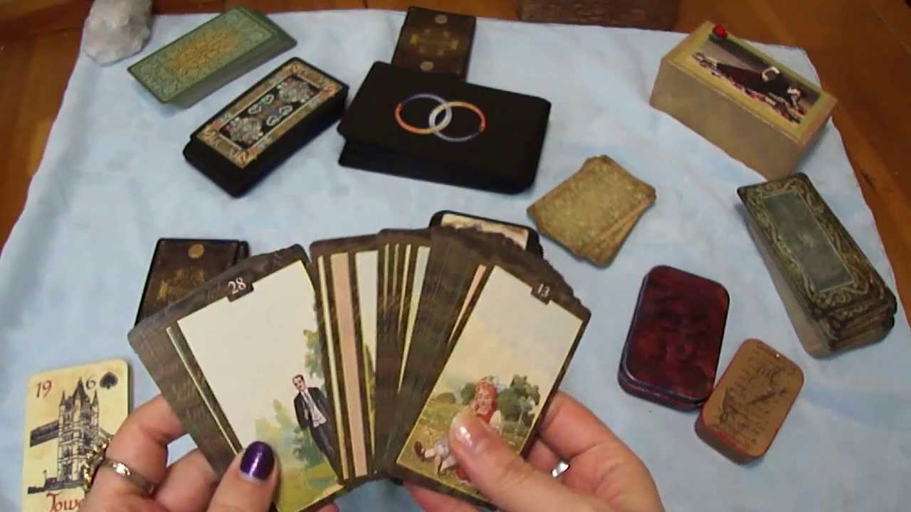 Edge Treatment on Tarot and Lenormand Decks