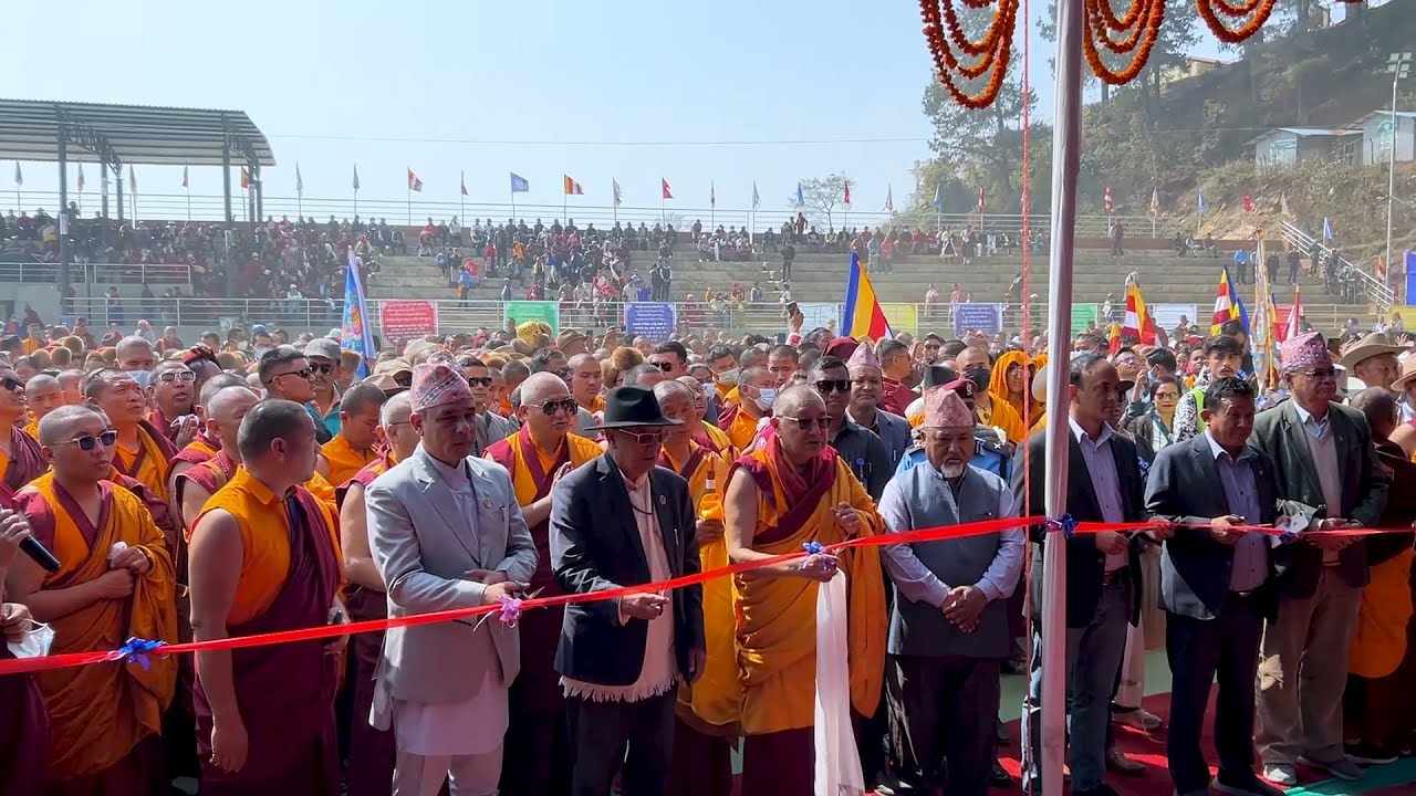 The 18th Vajra Guru Mantra Chanting & World Peace Ceremony at Charikot, Dolakha. Day 1: Inauguration