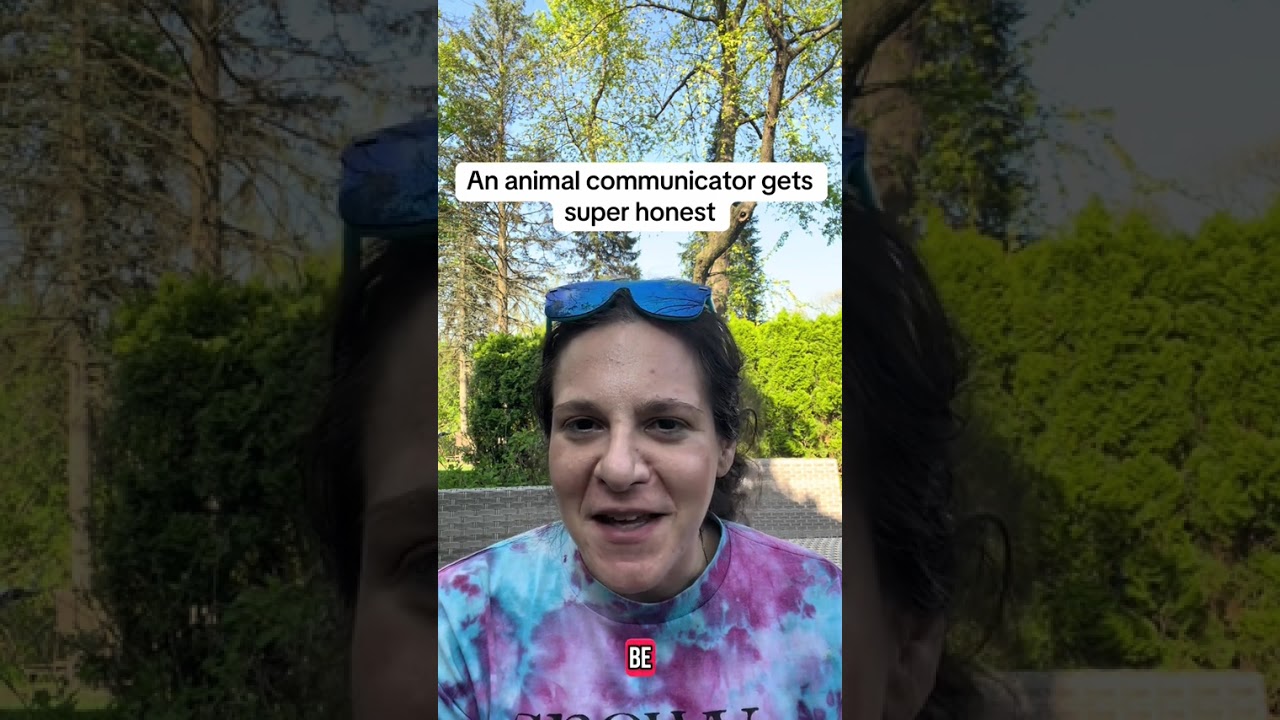 An animal communicator gets super honest