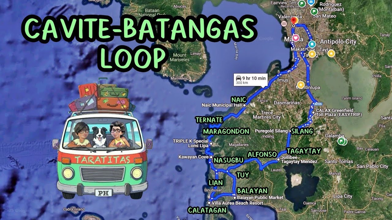Cavite - Batangas Loop 🌧️ rainy Habagat season 🚗 overlanding road trip and beach camping with dog