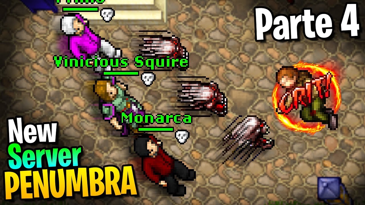 Matando Noobs no NOVO SERVER Retro PvP do TIBIA 🔥#4