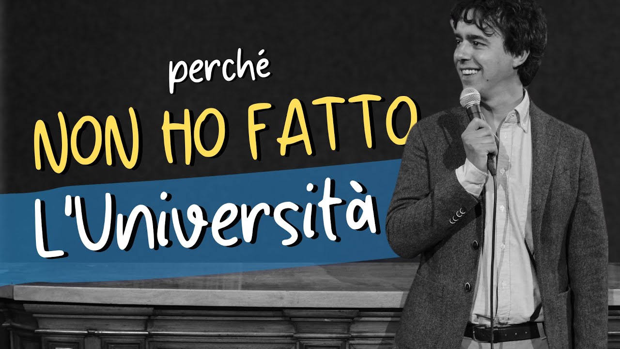 LUCA RAVENNA. PERCHÉ NON HO FATTO L'UNIVERSITÀ