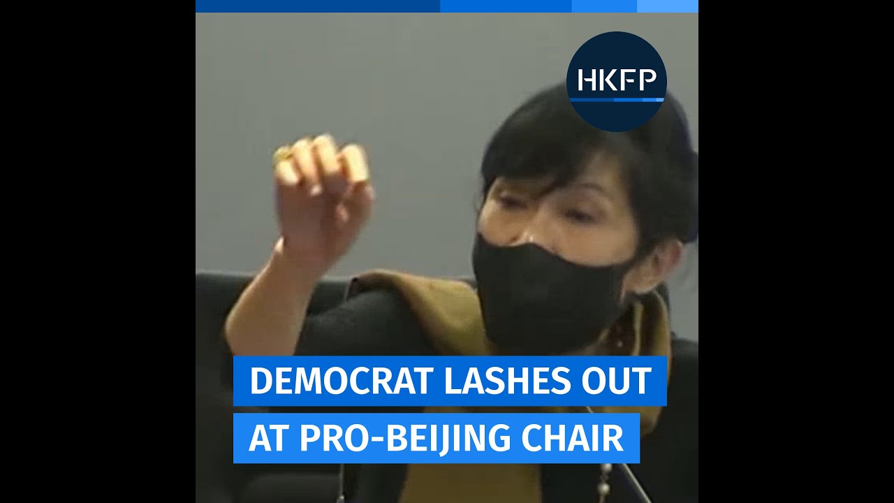 Democrat Claudia Mo lashes out at pro-Beijing committee chair