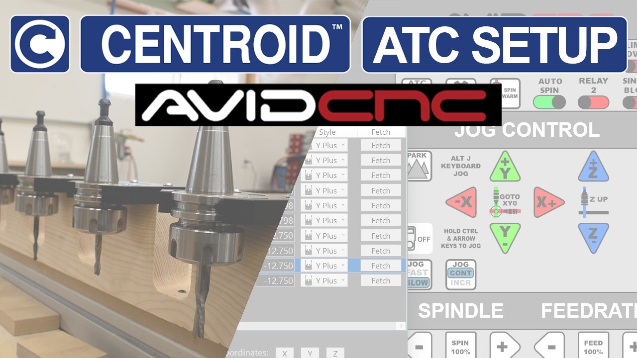 CNC Build Ep 13: Setting up an ATC with Centroid CNC 12 and Avid CNC (Automatic Tool Changer Setup)