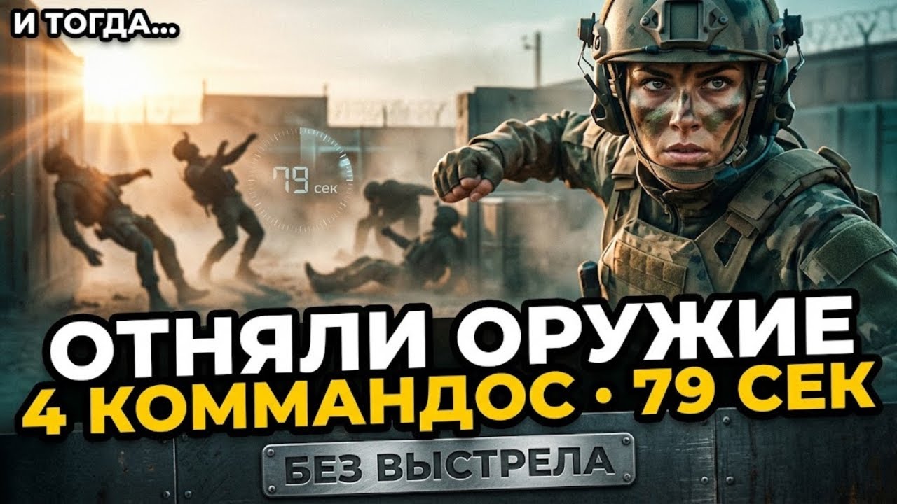 Они конфисковали ее оружие — и тогда она за 79 секунд сразила четырех коммандос.