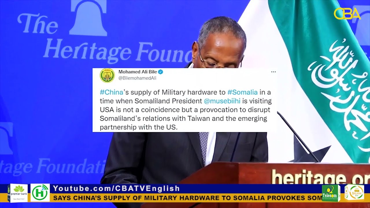 Somaliland says China&rsquo;s supply of military hardware to Somalia provokes Somaliland