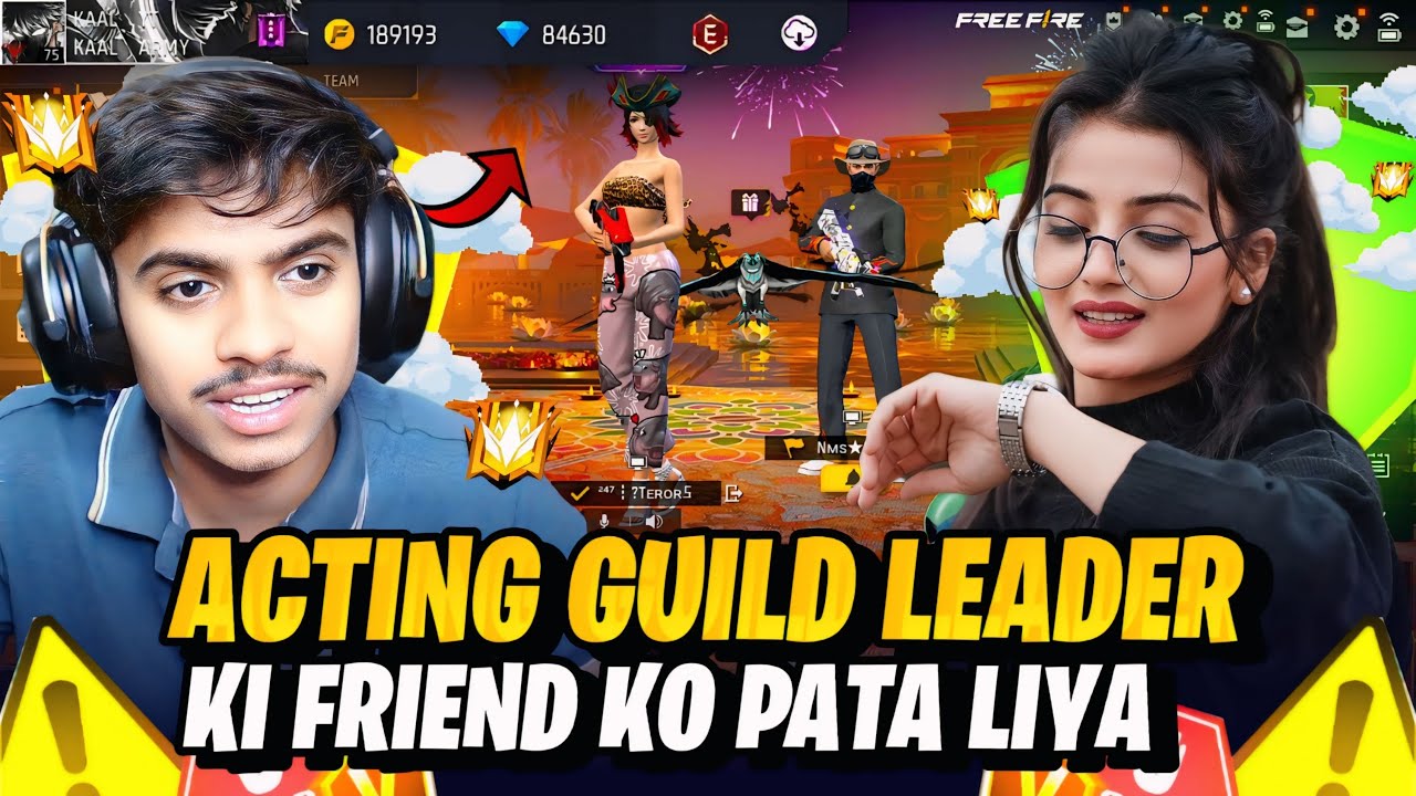 CUTE V BADGE GRIL STREAMER VS KAAL YT ON CS RANKED 😱 1 VS 4 👿  GARENA  FREE FIRE