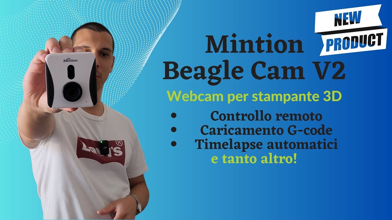💣NUOVA Webcam Smart per stampanti 3D - Mintion Beagle Cam V2