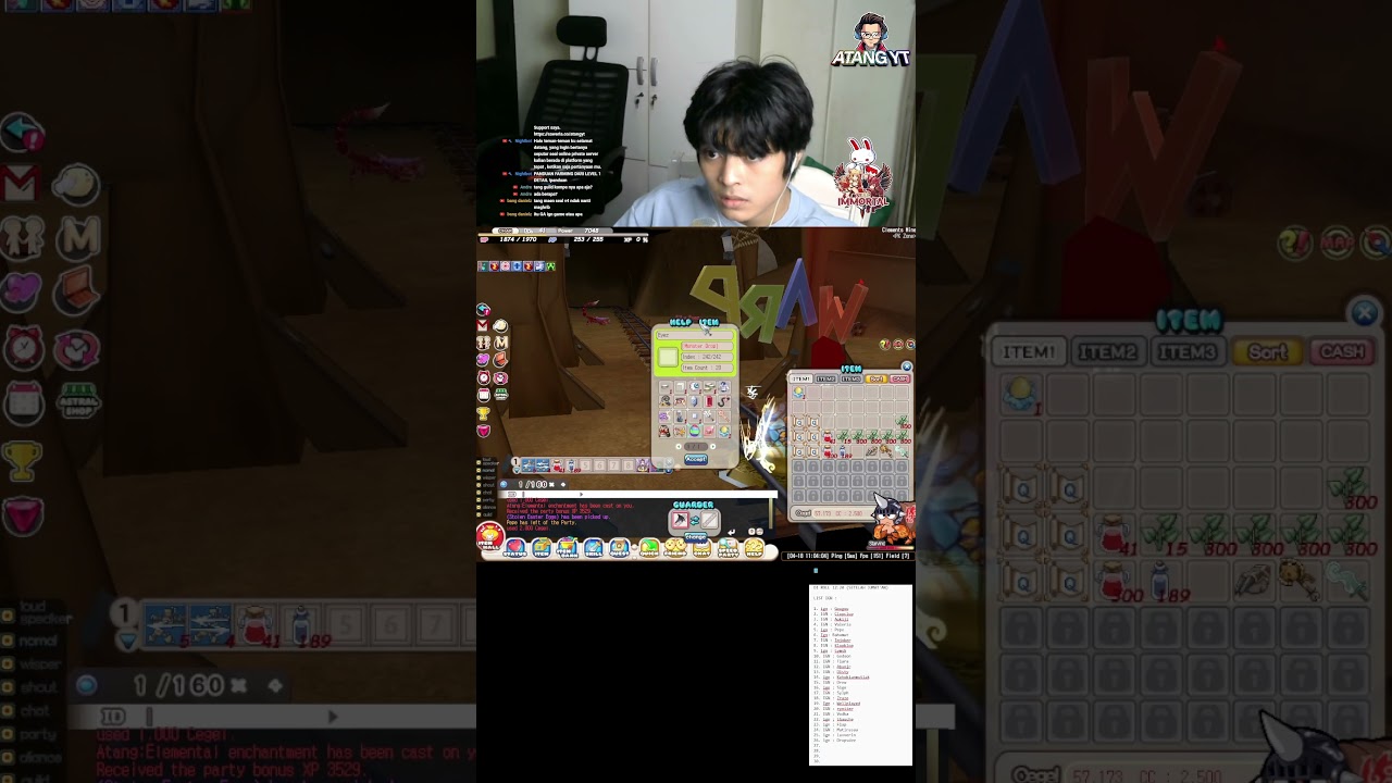 WARRIOR LV 41 SEAL IMMORTAL #sealonline  #sealimmortal  #sealrpg  #atangyt  #atang