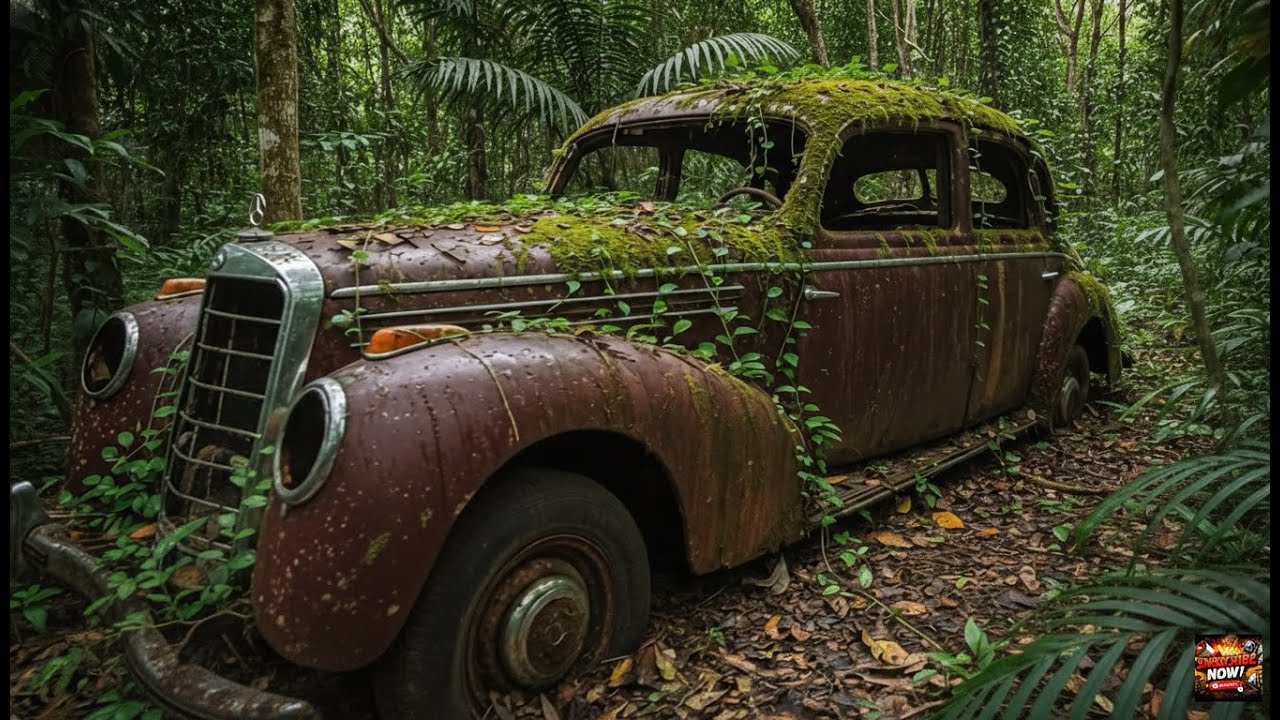 Oddly Satisfying We Rescued a Rare 1940 Mercedes Benz 320 ROMETSCH Left to ROT in Amazon Jungle