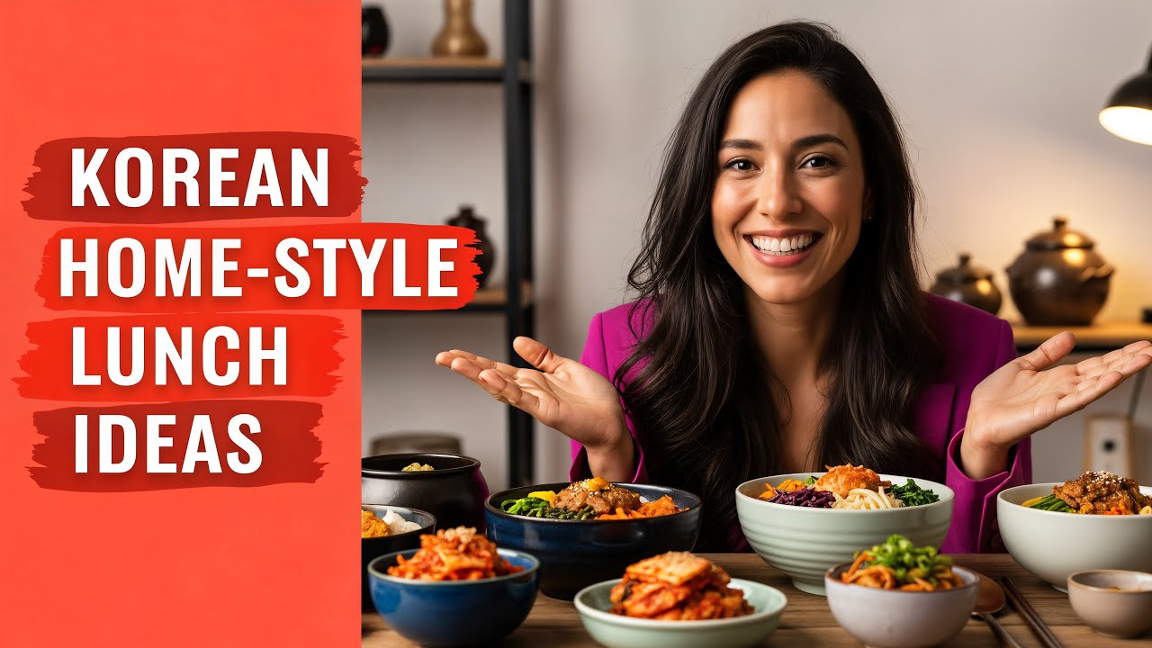 Spicy Korean easy to make lunch ideas