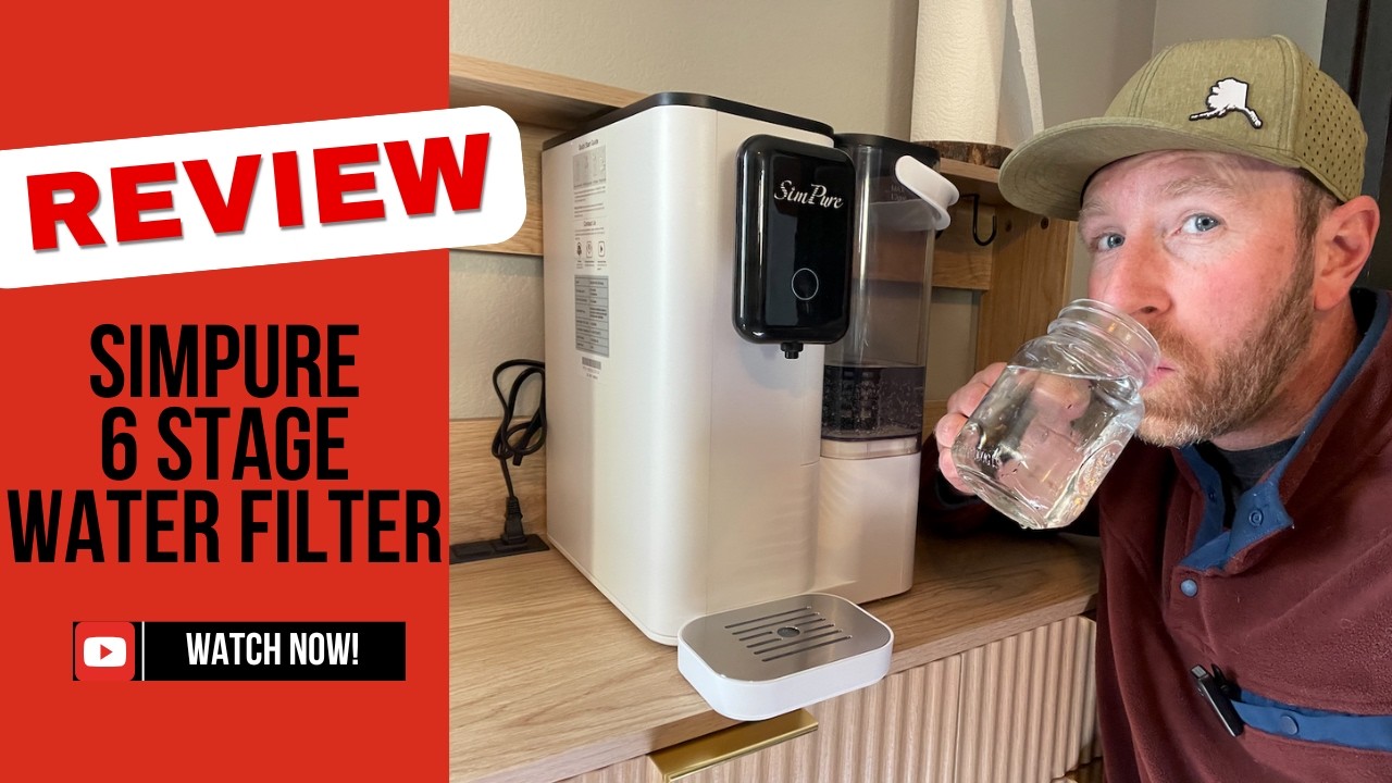 SimPure Y9A Countertop RO Water Filter Review &ndash; 6-Stage Purification, No Installation Needed!