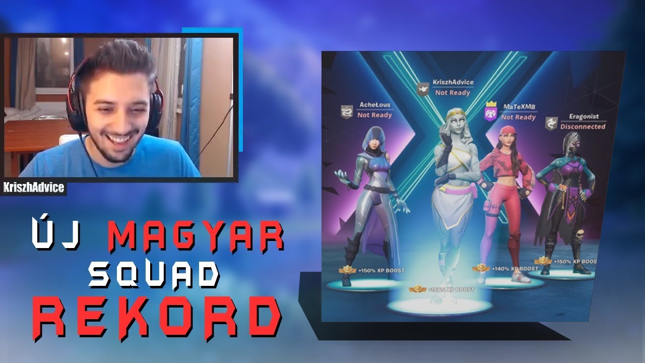 ÚJ MAGYAR SQUAD REKORD! (Fortnite Battle Royale)