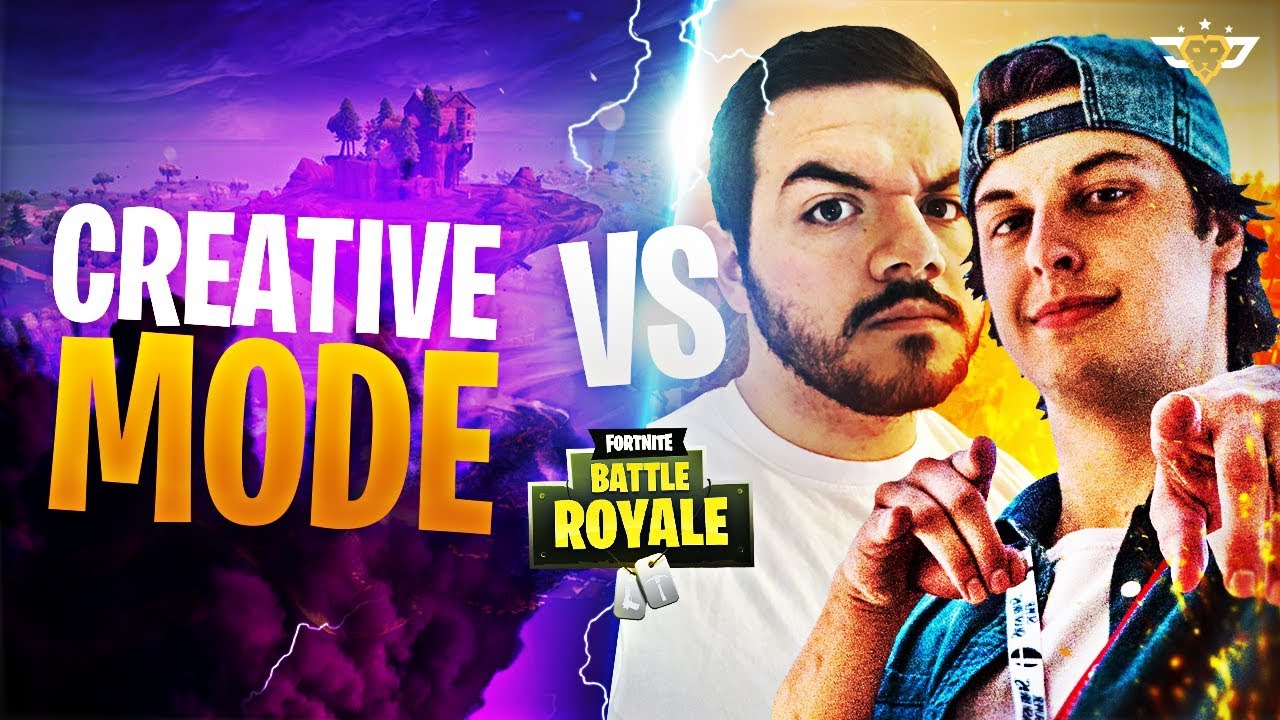 CIZZORZ AND COURAGE VS CREATIVE MODE! DISCOVERING NEW FUN MAPS! (Fortnite: Battle Royale)