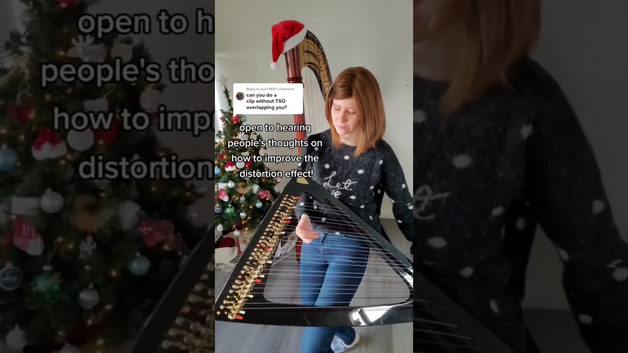 Carol of the Bells (with distortion) #shorts