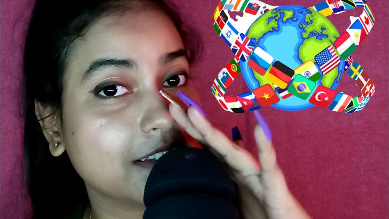 ASMR Whispering in Different Languages for Fast Sleep