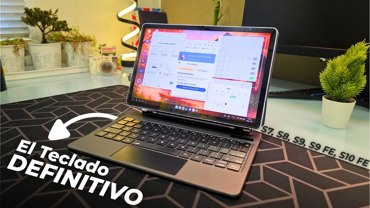 ⌨️Magic Keyboard Para Galaxy Tab - ¿Mas economico y mejor que el original?