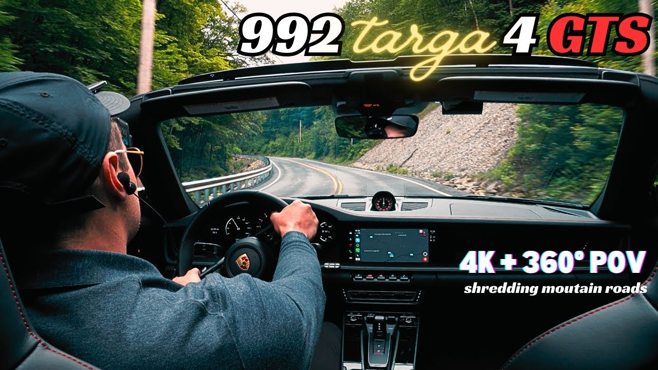 Epic Mountain POV Drive in the Porsche 992 Targa 4 GTS [4k+360]
