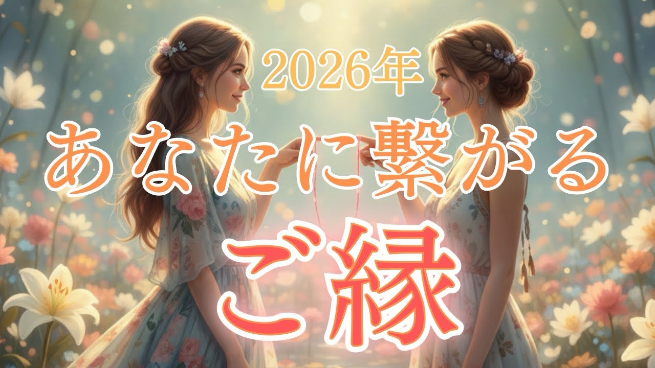 【2026年】あなたに訪れる重要なご縁とは。それは静かに繋がり出しています💫〈タロット/ルノルマン/オラクルカード/深掘りリーディング〉
