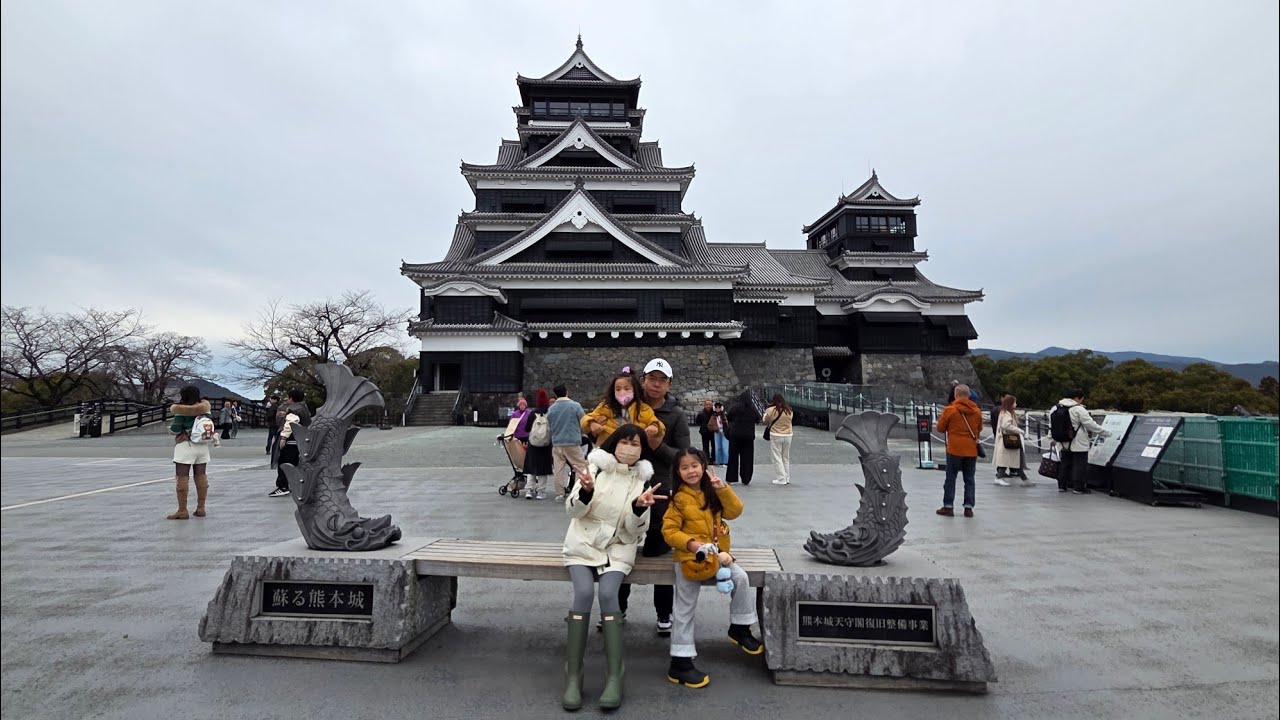 【2026九州EP.3】九十九島遊船・水族館挖珍珠體驗→熊本城天守閣(媞7Y3M25D、喬5Y9M25D)