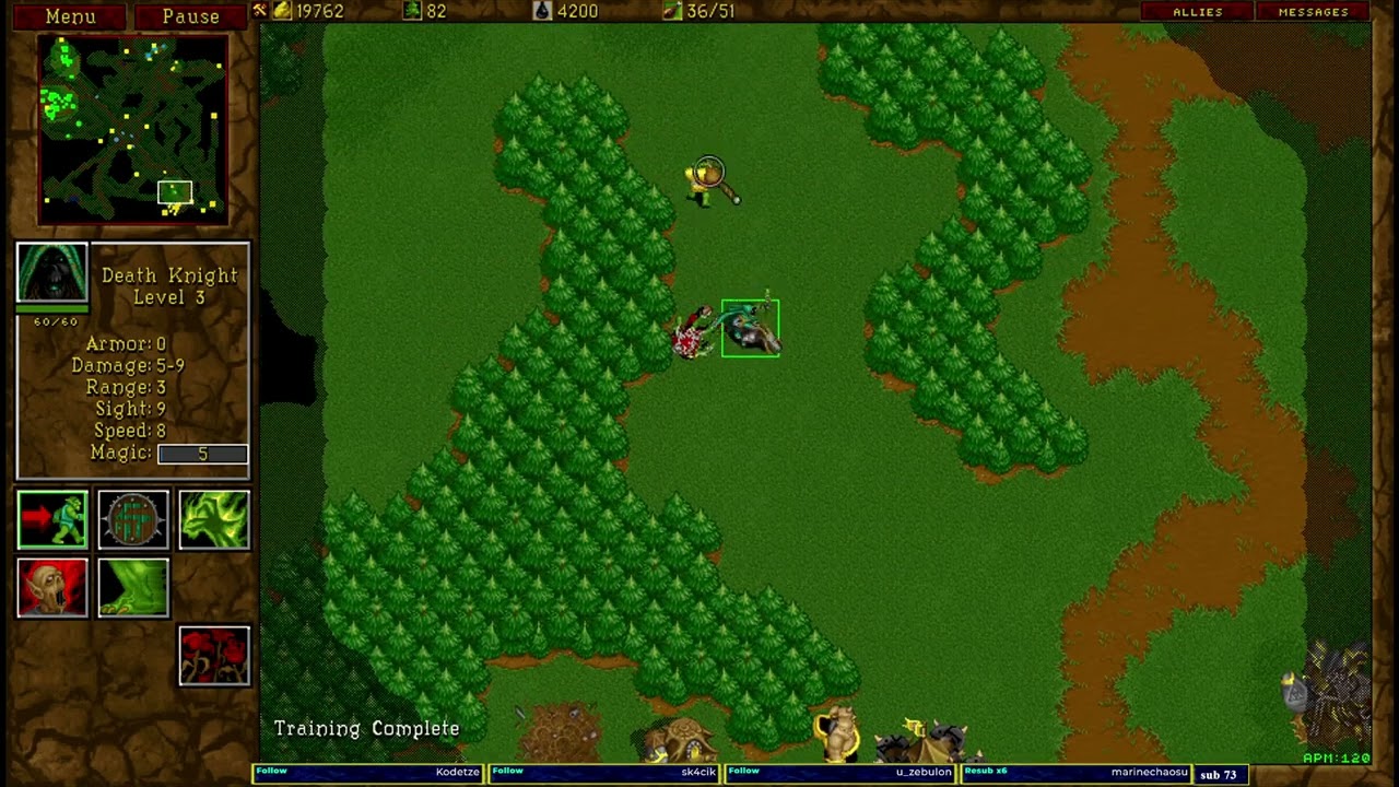 Warcraft 2 Garden of War 2v2 u8t3io3p/boogiemaster vs dj_boss/slick